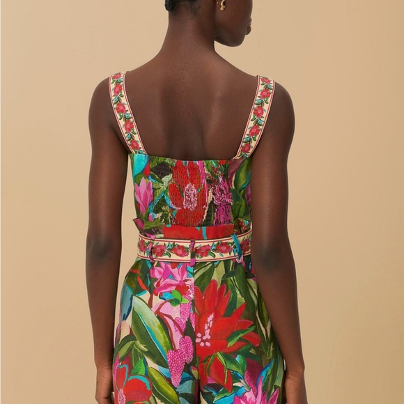 FARM Rio Multicolor Floral Romper - Picture 3 of 6